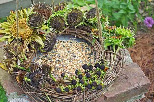 Make a DIY Bird Feeder Wreath