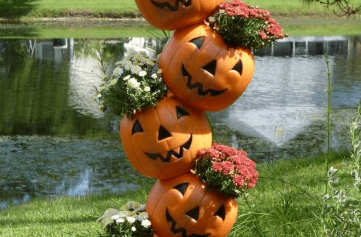 How to Make a Tipsy Pumpkin Planter