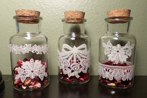 Old-Fashioned DIY Rose Jar