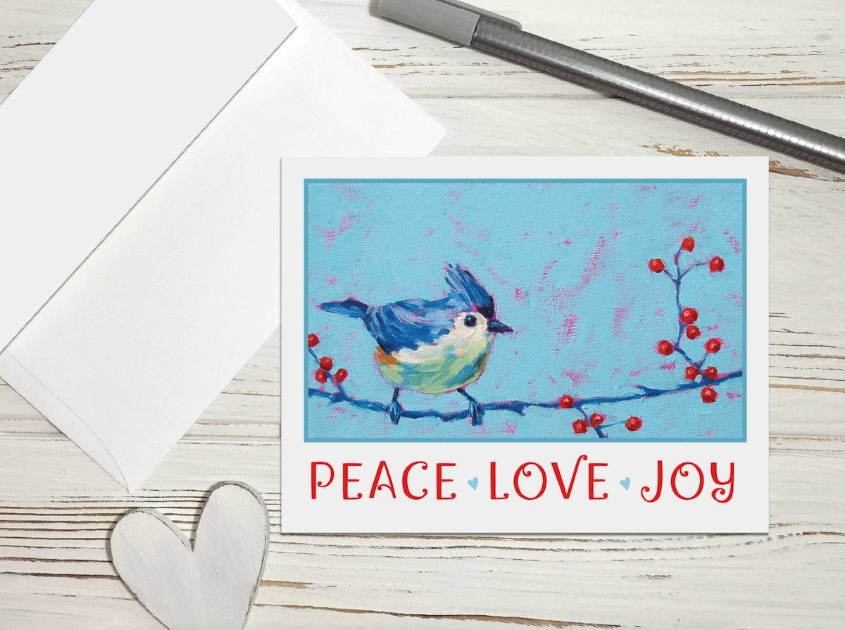 14 Festive Bird Cards to Send for the Holidays