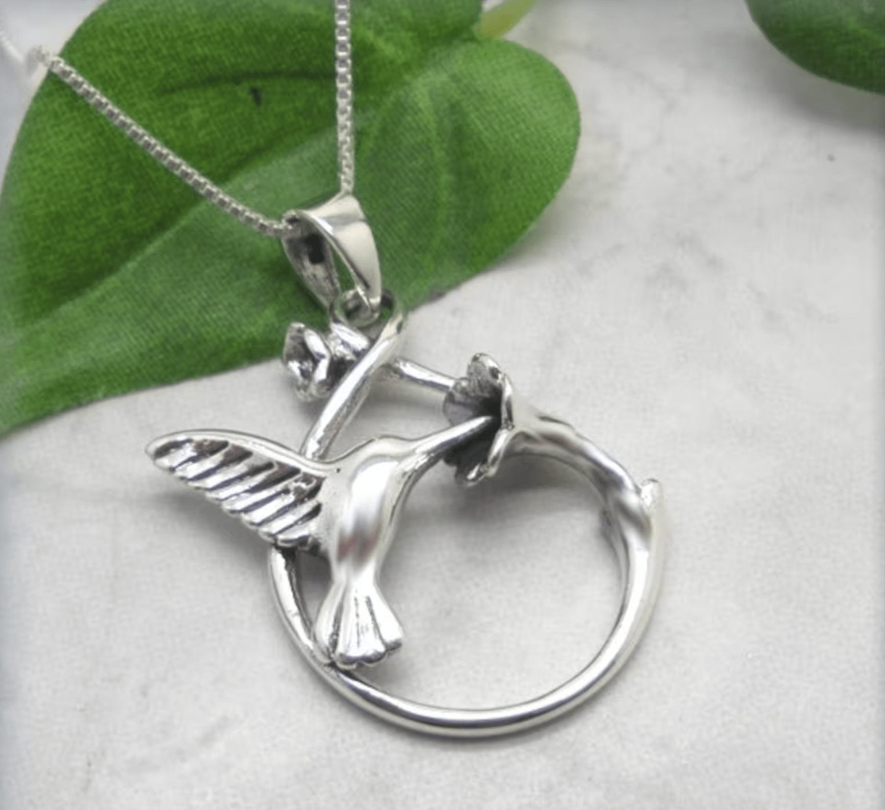 12 Hummingbird Necklaces and Jewelry Items From Etsy